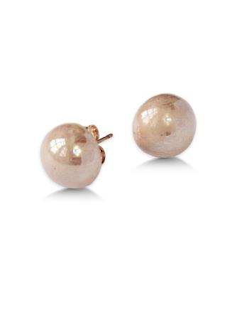 Kazuri Øreringe, Vivid Orange